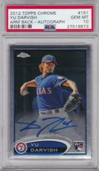 YU Darvish [Arm Back Autograph] #151 Baseball Cards 2012 Topps Chrome Prices