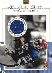 Travis Henry [Future Swatch] Football Cards 2001 Fleer Genuine Prices