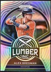 Alex Bregman [Silver Prizm] #LI-10 Baseball Cards 2022 Panini Prizm Lumber Inc Prices