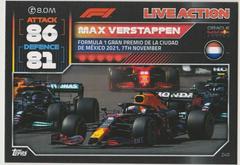 Max Verstappen #240 Racing Cards 2022 Topps Turbo Attax Formula 1 Prices