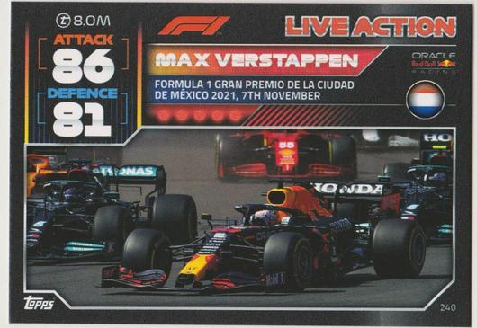 Max Verstappen #240 Cover Art