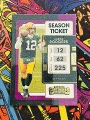 Aaron Rodgers [Stardust] #34 Football Cards 2021 Panini Contenders Prices