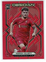 Harvey Elliott [Electric Etch Red Flood] Soccer Cards 2021 Panini Obsidian Prices