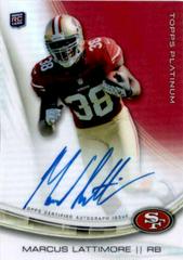 Marcus Lattimore [Purple Refractor] #A-ML Football Cards 2013 Topps Platinum Autograph Prices