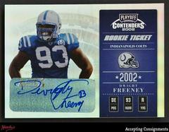 Dwight Freeney [Autograph] Football Cards 2002 Playoff Contenders Prices