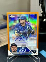 Luis Arraez [Orange] #ASGA-LA Baseball Cards 2023 Topps Chrome Update All Star Game Autographs Prices