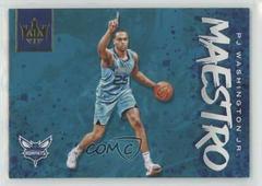 PJ Washington Jr. #21 Basketball Cards 2019 Panini Court Kings Maestros Prices