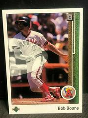 Bob Boone #119 Baseball Cards 1989 Upper Deck Prices