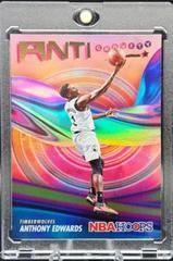 Anthony Edwards [Hyper Gold] #2 Basketball Cards 2023 Panini Hoops Anti Gravity Prices