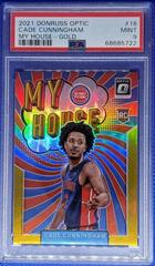 Cade Cunningham [Gold] #16 Basketball Cards 2021 Panini Donruss Optic My House Prices