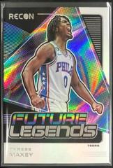 Tyrese Maxey #25 Basketball Cards 2022 Panini Recon Future Legends Prices