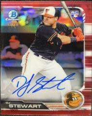 DJ Stewart [Red Refractor] #CRA-DS Baseball Cards 2019 Bowman Chrome Rookie Autographs Prices