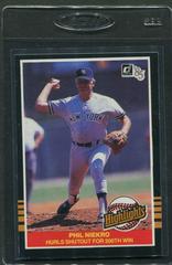 Phil Niekro Baseball Cards 1985 Donruss Highlights Prices