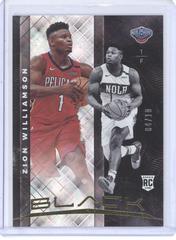 Zion Williamson [SP Gold] #66 Basketball Cards 2019 Panini Black Prices