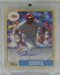 Barry Larkin Baseball Cards 2017 Topps 1987 Autographs Prices