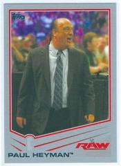 Paul Heyman [Silver] Wrestling Cards 2013 Topps WWE Prices