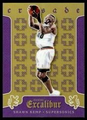 Shawn Kemp [Purple] #73 Basketball Cards 2015 Panini Excalibur Crusade Prices