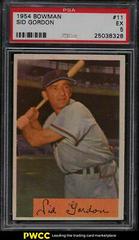Sid Gordon #11 Baseball Cards 1954 Bowman Prices
