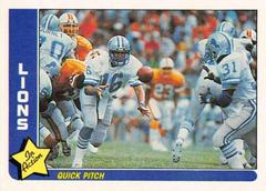 Lions [Quick Pitch] Football Cards 1985 Fleer Team Action Prices