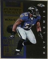 Ray Lewis [Playoff Ticket] #8 Football Cards 2012 Panini Contenders Prices