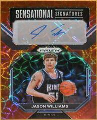 Jason Williams [Choice] #SS-JA Basketball Cards 2022 Panini Prizm Sensational Signatures Prices