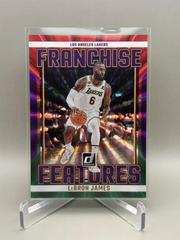 LeBron James [Red Green] #23 Basketball Cards 2023 Panini Donruss Franchise Features Prices