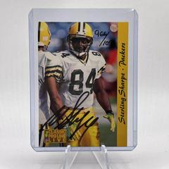 Sterling Sharpe Football Cards 1993 Pro Line Live Autographs Prices