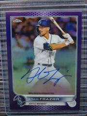 Adam Frazier [Purple] Baseball Cards 2022 Topps Chrome Veteran Autographs Prices