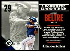 Adrian Beltre [Green] #25 Baseball Cards 2017 Panini Chronicles Prices