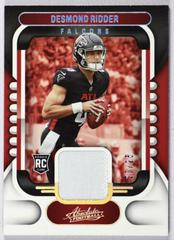 Desmond Ridder [Silver] #ARM-4 Football Cards 2022 Panini Absolute Rookie Materials Prices