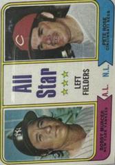 All Star Left Fielders [B. Murcer, P. Rose] Baseball Cards 1974 Topps Prices
