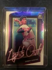 Sandy Koufax [Base] Baseball Cards 2021 Panini Donruss Optic Lights Out Prices