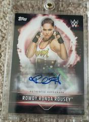 Ronda Rousey Wrestling Cards 2019 Topps WWE Road to Wrestlemania Autographs Prices