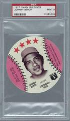 Johnny Bench Baseball Cards 1977 Dairy Isle Discs Prices