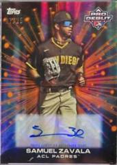 Samuel Zavala [Orange] #FC-SZ Baseball Cards 2023 Topps Pro Debut Future Cornerstones Autographs Prices