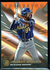 Jackson Chourio [Orange Foil] #19 Baseball Cards 2023 Bowman Inception Prices