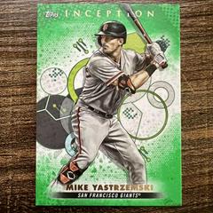 Mike Yastrzemski [Green] Baseball Cards 2022 Topps Inception Prices