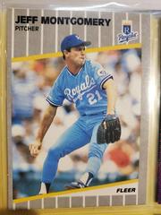 Jeff Montgomery #288 Baseball Cards 1989 Fleer Prices