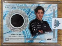 Zhou Guanyu [Blue] Racing Cards 2023 Topps Eccellenza Formula 1 Reliquia Prices