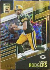 Aaron Rodgers [Gold] #73 Football Cards 2022 Panini Donruss Elite Prices