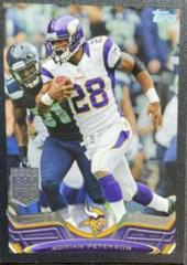 Adrian Peterson [No Gloves Black] #1 Football Cards 2013 Topps Prices
