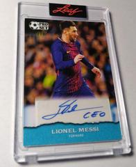 Lionel Messi [Blue] #PS-LM1 Soccer Cards 2022 Pro Set Autographs Prices