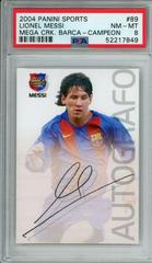 Lionel Messi [Campeon Spanish] #89 Soccer Cards 2004 Panini Sports Mega Cracks Barca Prices