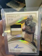 Kendre Miller [Gold] #16 Football Cards 2023 Panini Immaculate Signature Patch Rookie Prices