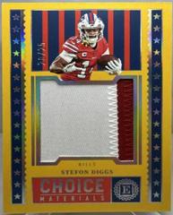 Stefon Diggs [Gold] #CHM-14 Football Cards 2022 Panini Encased Choice Materials Prices