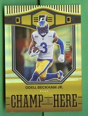 Odell Beckham Jr. [Holo] Football Cards 2022 Panini Donruss Champ is Here Prices