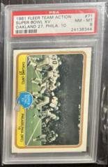 Super Bowl XV [Oakland 27, Philadelphia 10] #71 Football Cards 1981 Fleer Team Action Prices