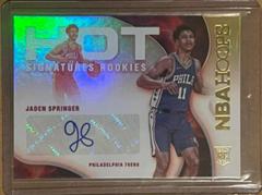 Jaden Springer Basketball Cards 2021 Panini Hoops Hot Signatures Rookies Prices