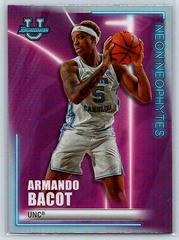 Armando Bacot #NN-18 Basketball Cards 2022 Bowman University Best Neon Neophytes Prices
