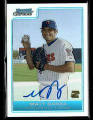 Matt Garza [Refractor Autograph] #BC235 Baseball Cards 2006 Bowman Chrome Prospects Prices